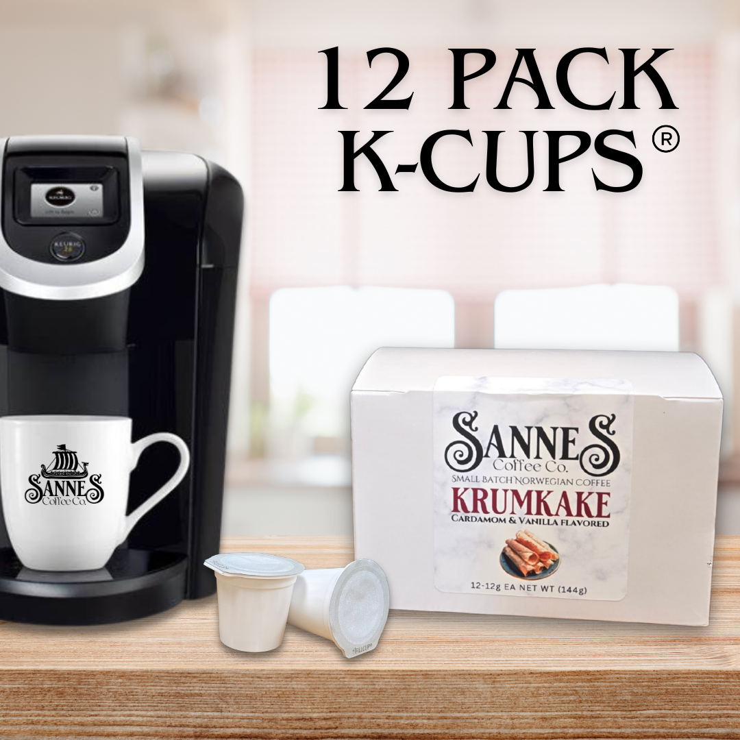 Krumkake K-Cups – Sannes Coffee Co. Krumkake K-Cups – Sannes Coffee Co.