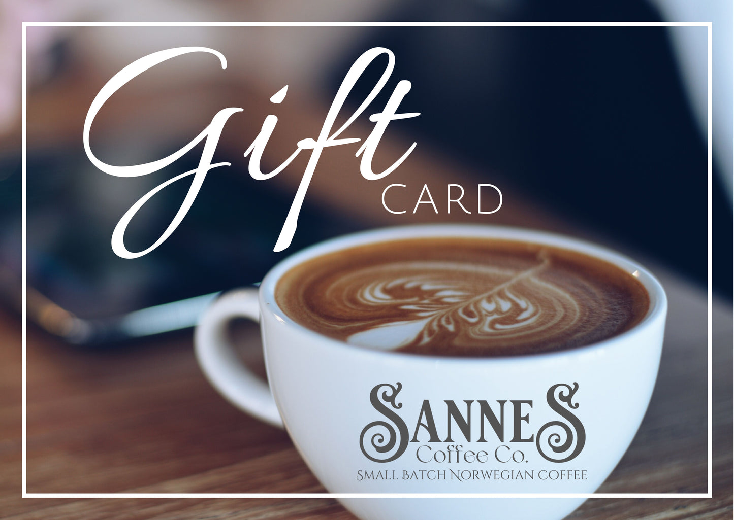 Ultimate coffee Lovers gift card.